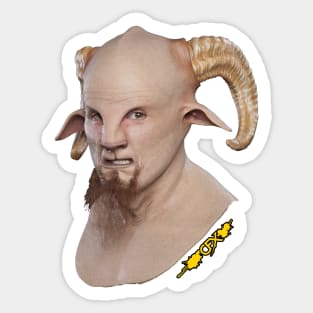 Puck the Goat Sticker